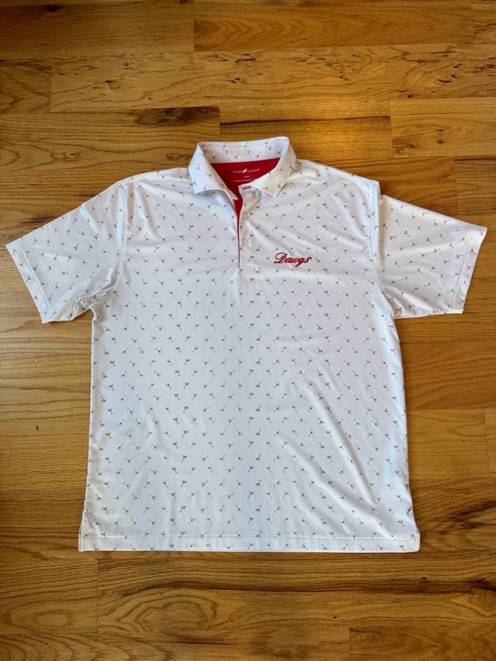 Horn Legend UGA performance polo size Large